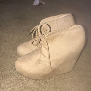 Tan wedges